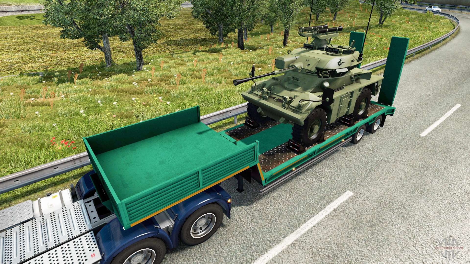 Мод "Military cargo pack" v2.0 для Euro Truck Simulator 2. Низкор...