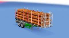 Small log trailer для Euro Truck Simulator 2