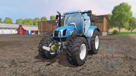New Holland T6.160 front loader v1.1 для Farming Simulator 2015