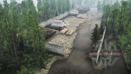 Сибирский лес 2 v1.1 для MudRunner