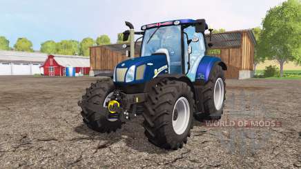 New Holland T6.160 blue power v1.1 для Farming Simulator 2015
