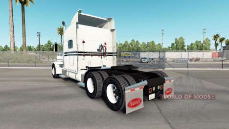 Скин Black Lining на тягач Peterbilt 389 для American Truck Simulator