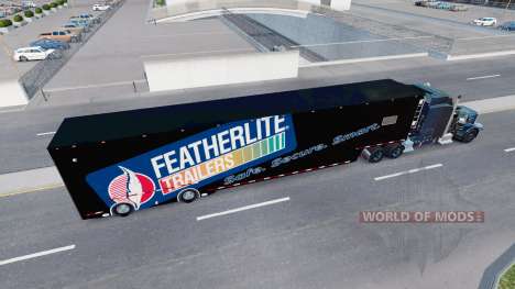 Featherlite semitrailer v1.4 для American Truck Simulator