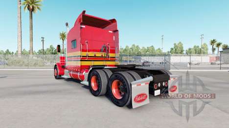 Скин Red Baby на тягач Peterbilt 389 для American Truck Simulator