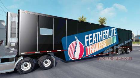 Featherlite semitrailer v1.4 для American Truck Simulator