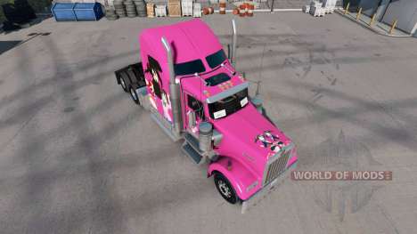 Скин Nico на тягач Kenworth W900 для American Truck Simulator