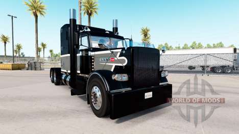 Скин Black Magic на тягач Peterbilt 389 для American Truck Simulator