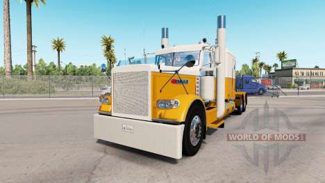 Скин Cream Gold на тягач Peterbilt 389 для American Truck Simulator