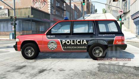 Gavril Roamer spanish police v3.6 для BeamNG Drive