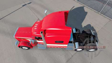 Скин Red Dragon на тягач Peterbilt 389 для American Truck Simulator