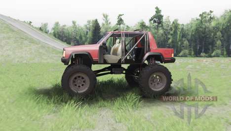 Jeep Cherokee (XJ) chopped для Spin Tires