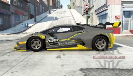 Lamborghini Huracan LP 620-2 Super Trofeo EVO для BeamNG Drive