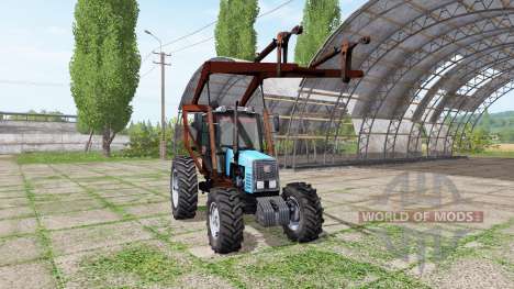 МТЗ 1221 Беларус стогомёт для Farming Simulator 2017