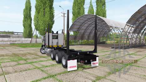 Kenworth T800B logging truck для Farming Simulator 2017