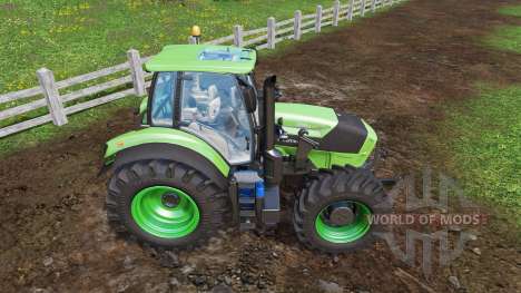 Deutz-Fahr Agrotron 7250 front loader для Farming Simulator 2015