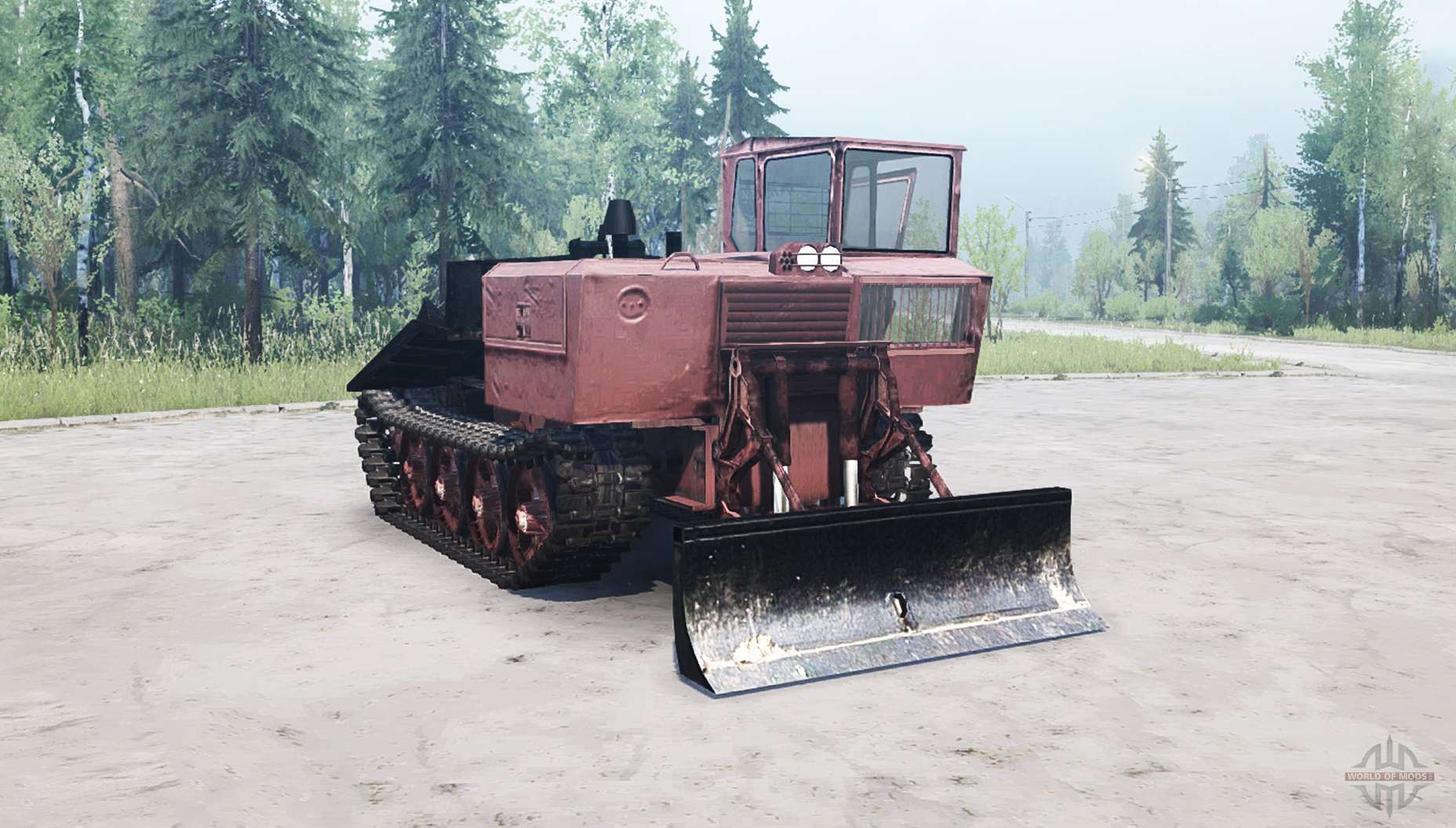 Трелевочный трактор 55