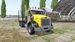 Kenworth T800B logging truck для Farming Simulator 2017