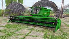 John Deere S670 RowTrac для Farming Simulator 2017