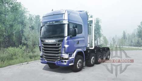 Scania R730 10x10 для Spintires MudRunner