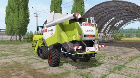 CLAAS Lexion 580 TerraTrac для Farming Simulator 2017