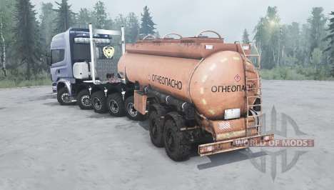 Scania R730 10x10 для Spintires MudRunner