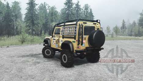 Land Rover Defender 90 off-road для Spintires MudRunner