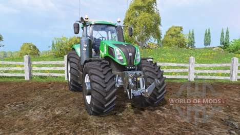New Holland T8.320 green для Farming Simulator 2015