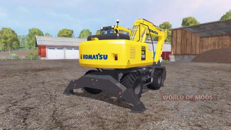 Komatsu PW160-7 для Farming Simulator 2015