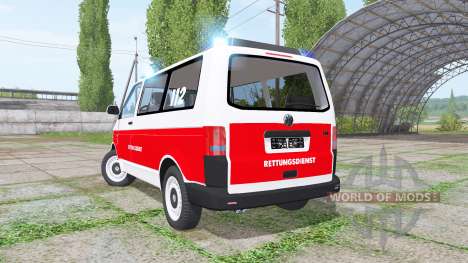 Volkswagen Transporter (T5) rettungsdienst для Farming Simulator 2017