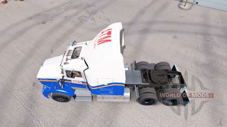 Скин ATM на тягач Kenworth T800 для American Truck Simulator