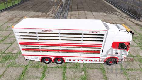 Scania R730 cattle transport v2.2 для Farming Simulator 2017