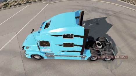 Скин TFX International на тягач Volvo VNL 780 для American Truck Simulator