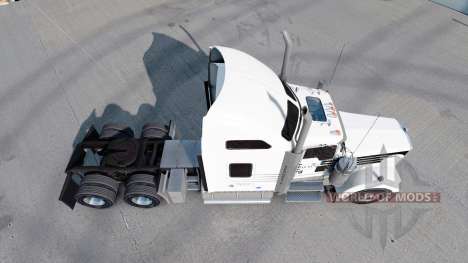 Скин Hunt Trucking на тягач Kenworth W900 для American Truck Simulator