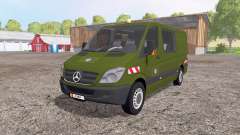 Mercedes-Benz Sprinter 211 CDI belgian army для Farming Simulator 2015