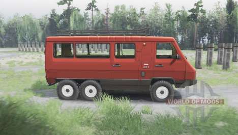 УАЗ 3972 опытный 1990 6x6 для Spin Tires