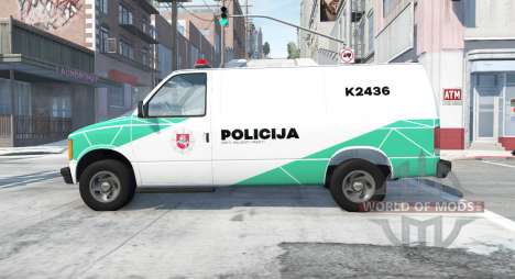 Gavril H-Series Lithuanian Police v1.1 для BeamNG Drive