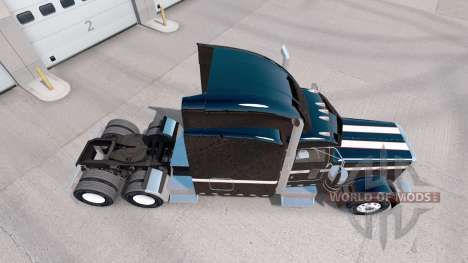 Скин Metallic Paintable на тягач Peterbilt 389 для American Truck Simulator