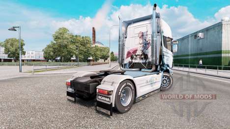 Скин Final Fantasy на тягач Scania R-series для Euro Truck Simulator 2