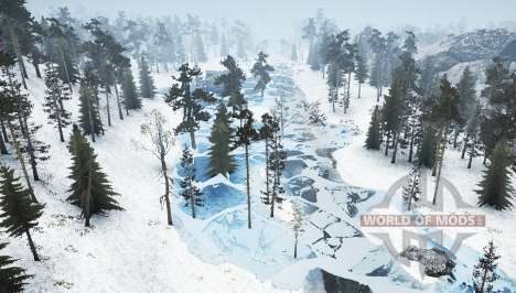 Зима-Сибирь v1.1 для Spintires MudRunner