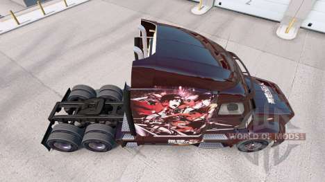 Скин Attack on Titan на тягач Peterbilt 579 для American Truck Simulator