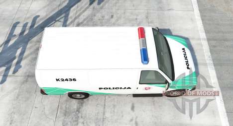 Gavril H-Series Lithuanian Police v1.1 для BeamNG Drive