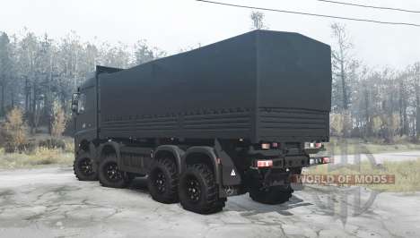 Mercedes-Benz Actros (MP4) chassis 8x8 для Spintires MudRunner