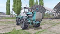 Т 150К v1.4 синий и белый для Farming Simulator 2017