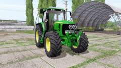 John Deere 7530 Premium green для Farming Simulator 2017