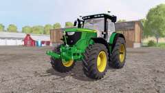 John Deere 6210R green для Farming Simulator 2015