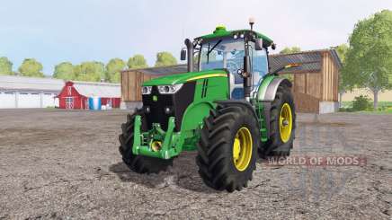 John Deere 7200R green для Farming Simulator 2015