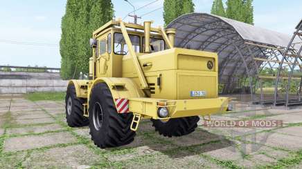 Кировец К 700А v1.2 жёлтый для Farming Simulator 2017