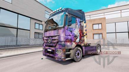 Скин Аэрограф на тягач Mercedes-Benz Actros MP3 для Euro Truck Simulator 2