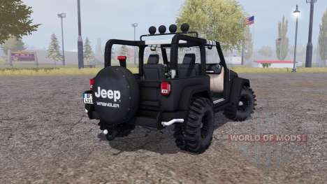 Jeep Wrangler (JK) v2.2 для Farming Simulator 2013