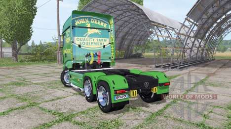 Scania R700 Evo John Deere v1.1 для Farming Simulator 2017